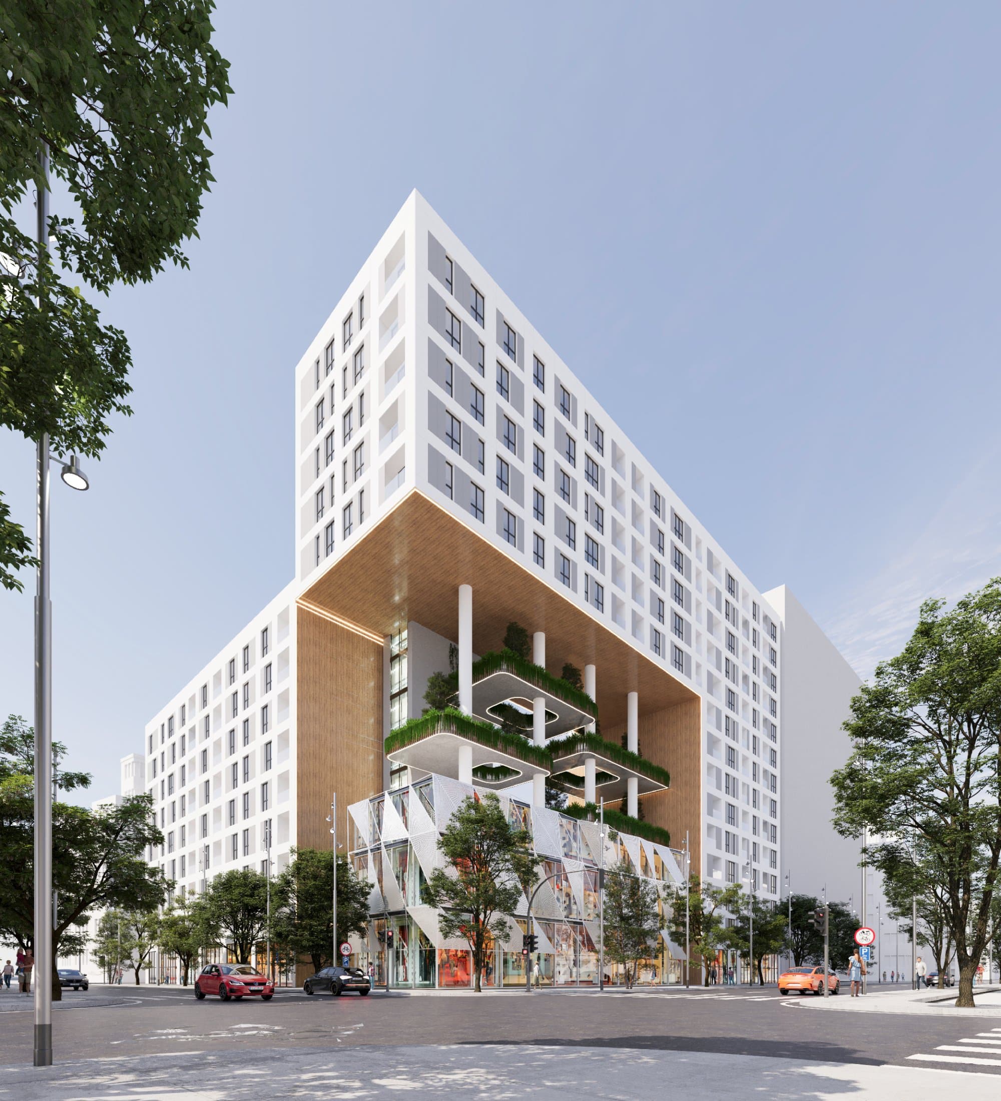 San Paolo Bulevard, Tiranë, Shqipëri — projekt ndërtimi Pakt Group SHPK