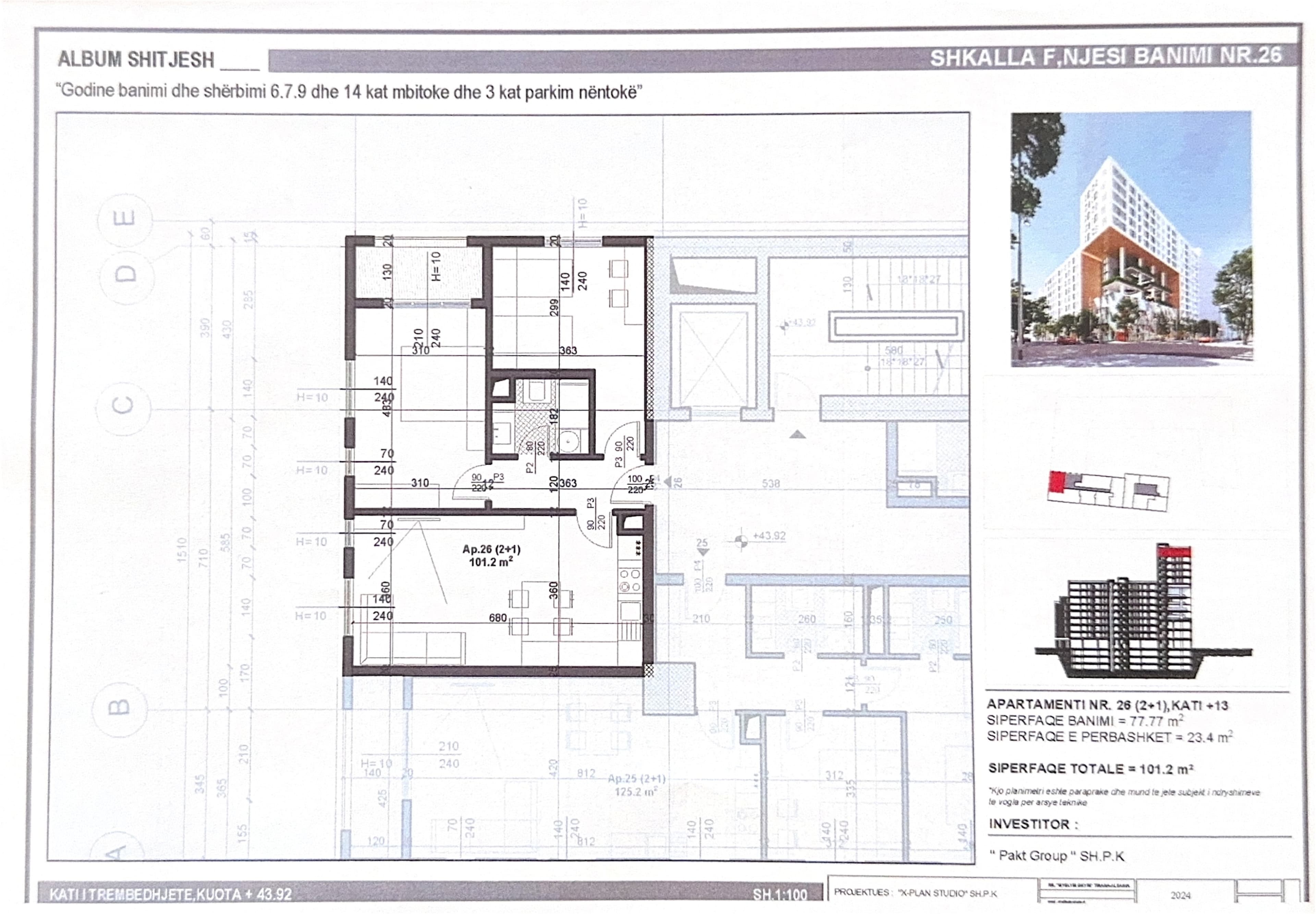 Plani A-F26 — Pakt Group SHPK ndërtim