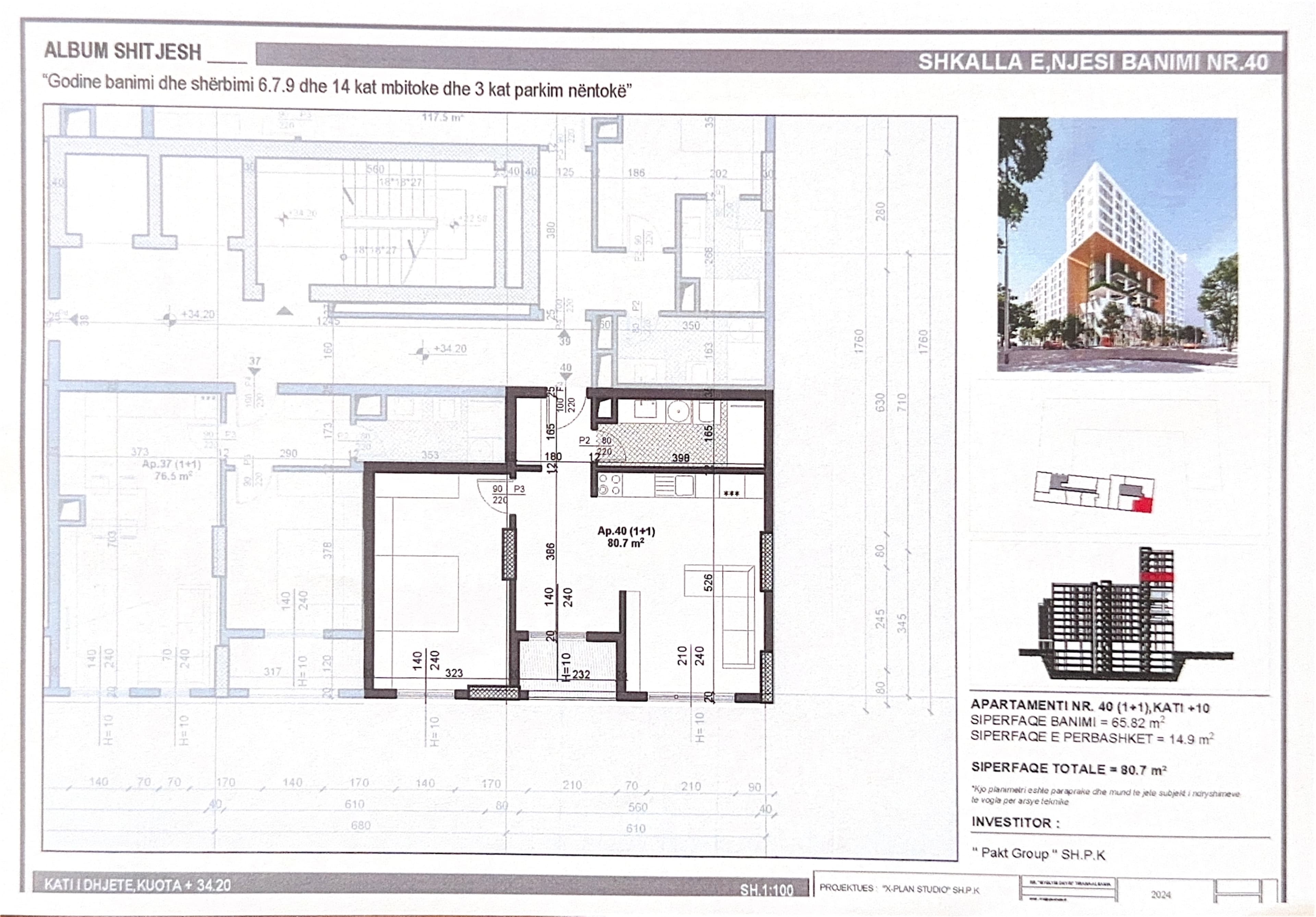 Plani A-E40 — Pakt Group SHPK ndërtim